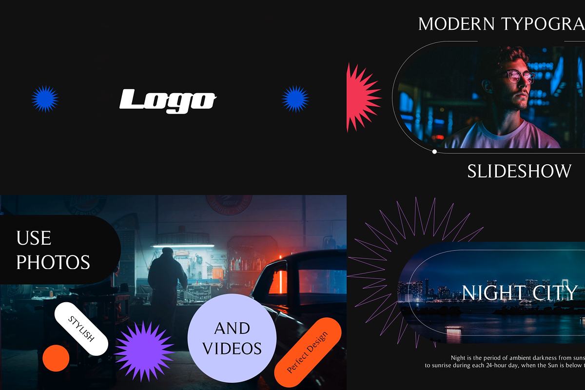 Typography Slideshow DaVinci Resolve, a Templates & Theme by 2dfx (Photo 1 of 2)