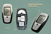 Y2K retro phone mockup, an Android Mockup by MixedArt (Thumbnail 2 of 5)