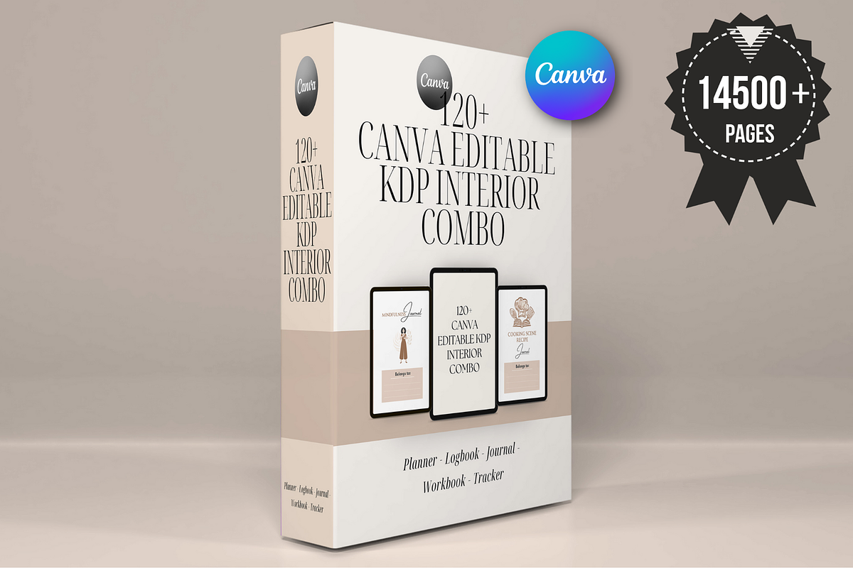 120+ Canva Editable KDP Interior, a Templates & Theme by KDPISH (Photo 1 of 3)