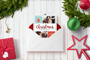 Christmas Postcard Template 5x7 V2