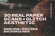 30 Real Paper Glitch Texture Overlay, a Texture Graphic by Artcoast Std. (Thumbnail 1 of 10)