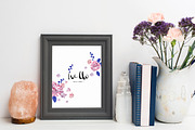 Grey and Floral Frame Mockup, a Print Template by Ashley Alexandra Design (Thumbnail 4 of 5)