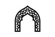 Islamic Arch Window Vector Bundle, an Illustration by yasushie (Thumbnail 40 of 51)