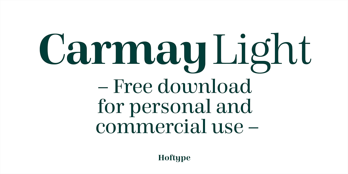 Carmay, a Serif Font by Hoftype (Photo 2 of 15)