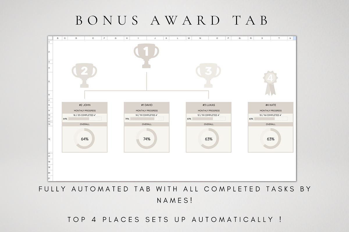 Cleaning Checklist Spreadsheet, a Templates & Theme by BRANDcontent (Photo 4 of 7)
