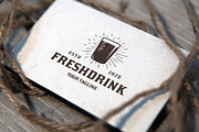 Fresh Drink Glass Logo Template, a Branding & Logo Template by vectorwithin (Thumbnail 3 of 3)