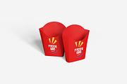 French Fries Bag Mockup, a Product Mockup by MrLetters (Thumbnail 2 of 5)