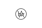 Luxury Initials LA Nature Logo, a Branding & Logo Template by Luxury Logos (Thumbnail 3 of 4)