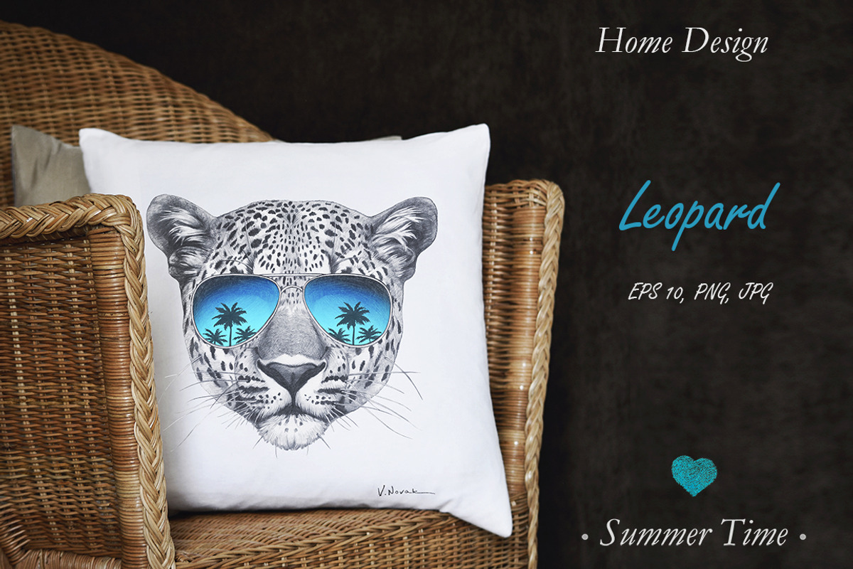 Leopard / Summer Time, an Animal Illustration by Victoria_Novak (Photo 2 of 3)