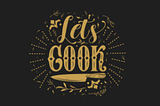 Set of vector cooking lettering, a Poster Template by Anna's Lettering (Thumbnail 6 of 13)