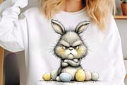 Quirky easter bunny bundle, an Illustration by SinaCreation (Thumbnail 7 of 11)