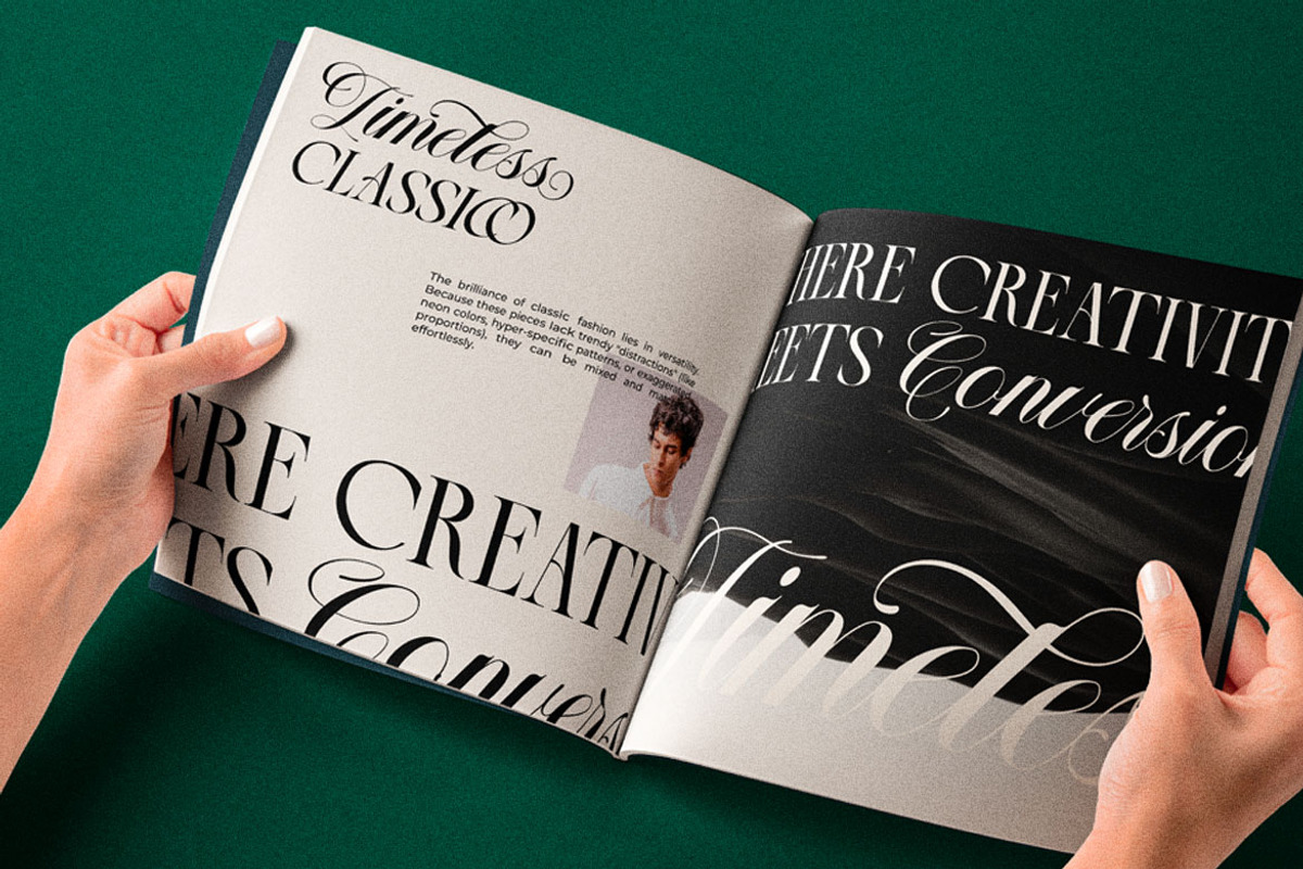 LT The Heistha Editorial - Font Duo, a Script Font by Luminotype (Photo 12 of 17)