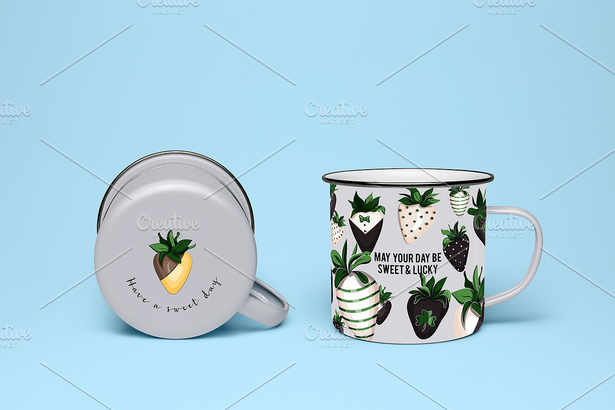 Sweet Dipped Strawberries, a Background Graphic by NKTN graphics (Photo 3 of 9)