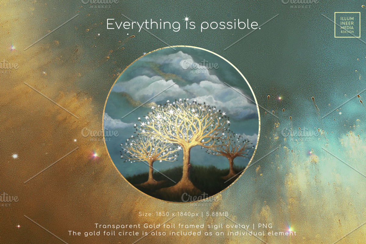 Dream Catchers: Golden Trees & Stars, an Object Graphic by Illumineer Media & Design (Photo 5 of 11)