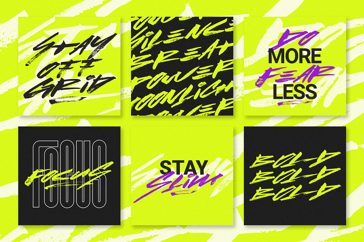 Lust | Handwritten Cyber Brush Font, a Blackletter Font by Ardana Creative (Photo 3 of 12)