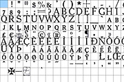 1906 French News Set, a Slab Serif Font by GLC Foundry (Thumbnail 6 of 9)