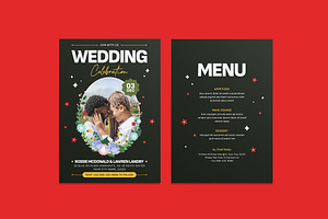 Hilmeraty Wedding Invitation, an Invitation Template by iDoodle Studio