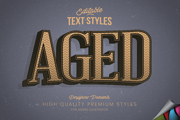Retro Vintage Text Style preview 3