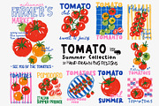 Summer Tomato Collection, an Object Graphic by Lazy Cat (Thumbnail 1 of 8)