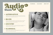 Palm Shine - Bold Swirl Serif, a Serif Font by roomspace creative lab (Thumbnail 6 of 13)