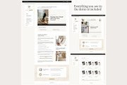 Systeme.io Almond Studio Course Port, a Landing Page Template by Hayley's Digital Hub (Thumbnail 7 of 10)