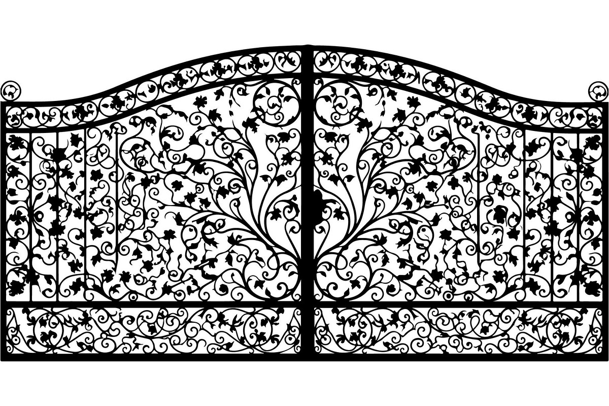 Luxury Ornamental Gate Designs, a Decorative Illustration by Designer_Momina (Photo 3 of 11)