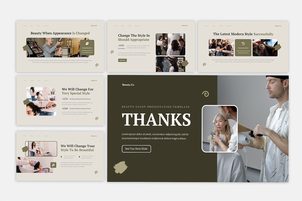 Beauty.Co - Powerpoint Template, a Presentation Template by casanovastudio (Photo 3 of 3)