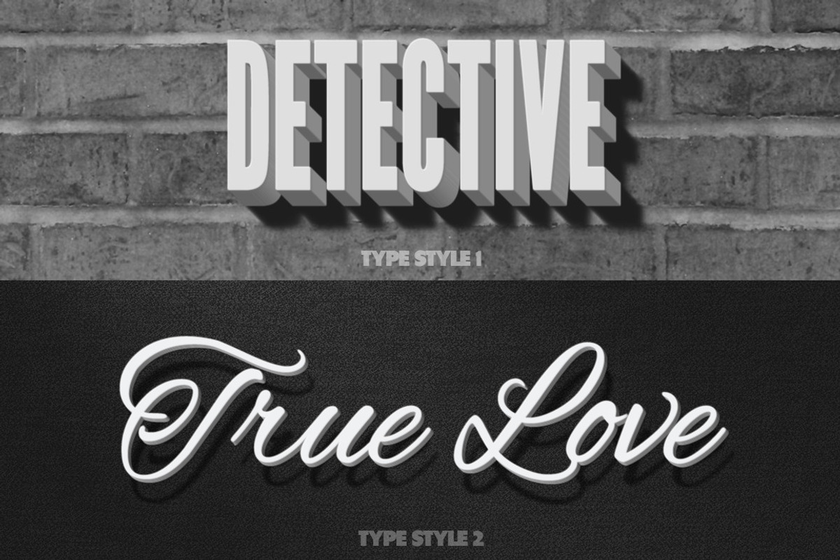Vintage Movie CSS Type Styles (+PSD), a Templates & Theme by Rex Rainey (Photo 2 of 5)