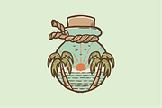 Sunset in a Bottle, an Object Illustration by nomlimo.com (Thumbnail 1 of 2)