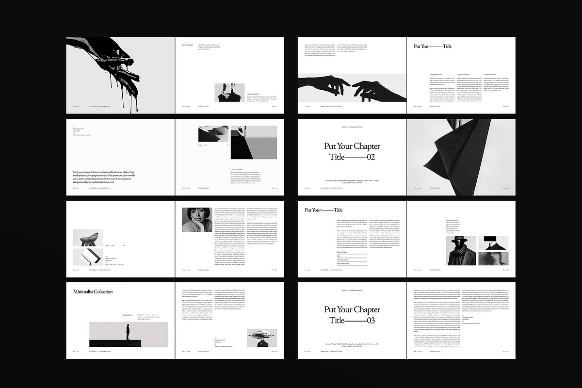 Book Title Layout Design Landscape, a Brochure Template by DesignCrest (Photo 21 of 22)