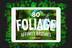 Foliage Brushes for Affinity, a Brush Add-On by seamless team