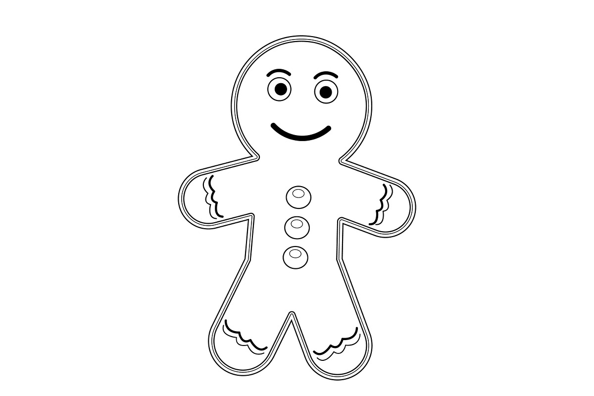 Gingerbread Man., an Illustration by Tanysl (Photo 1 of 4)