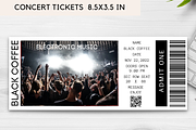 Editable Concert Ticket Template, an Invitation Template by YasdeyDesigns (Thumbnail 7 of 8)