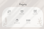 12 Elegant Feminine Cosmetic logo, a Branding & Logo Template by Jiwstudio (Thumbnail 3 of 7)