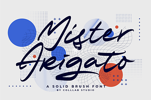 Mister Arigato | A Solid Brush Font