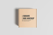 Square Box Packaging Mockup, a Packaging Mockup by simuradi (Thumbnail 6 of 9)