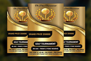 Golf Tournament Flyer, a Flyer Template by erikadesign (Thumbnail 1 of 2)