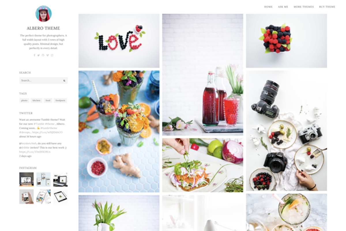 Albero Tumblr Theme, a Websites & App Template by Dabu Themes (Photo 5 of 8)