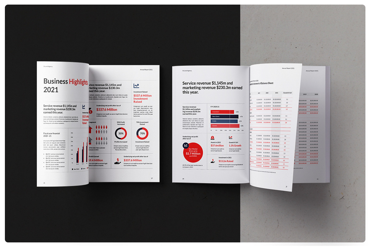 Annual Report, a Brochure Template by StudioGraficso (Photo 3 of 12)