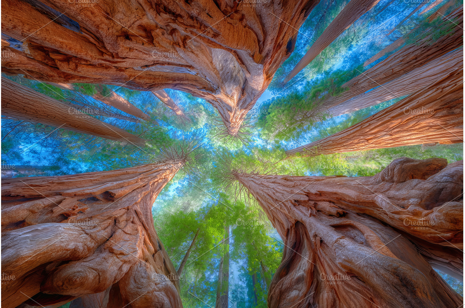 The Sequoia forest in Yosemite, a Nature Photo by ZinetroN