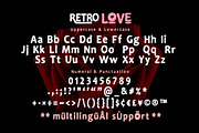 Retro Love Font, a Handwritten Font by KengGraphic (Thumbnail 8 of 8)