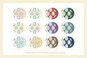 Easter Bunny Eggs Pattern 3 Folk art, a Pattern Graphic by Euonia Meraki (Thumbnail 2 of 9)