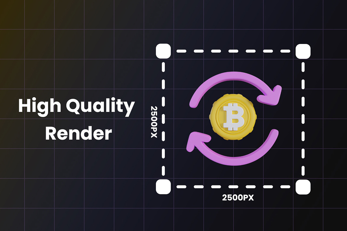 Bitcoin 3D Icon, an Object Graphic by Artnivora.Std (Photo 2 of 4)