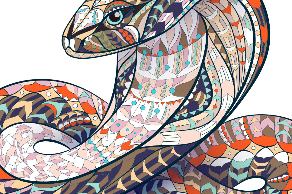 Ethnic Collection: Snake, an Animal Illustration by ArtoJoy (Photo 2 of 5)