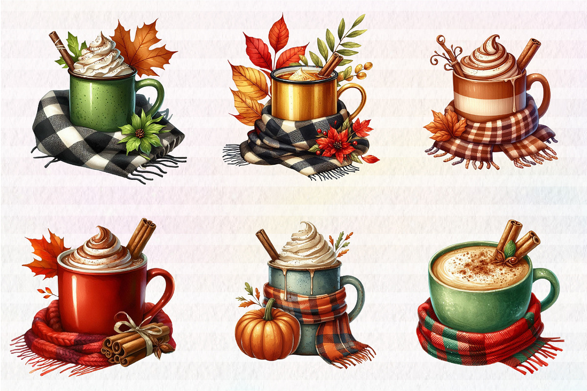 Fall Mug Sublimation Bundle, an Illustration by CreationArt (Photo 3 of 4)