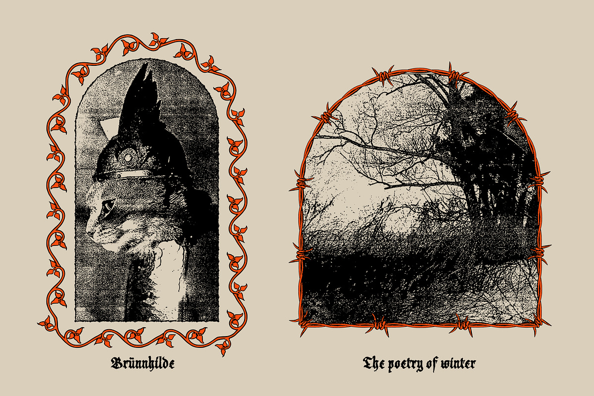Cursed Illustrator Brushes, a Brush Add-On by MiksKS (Photo 10 of 24)