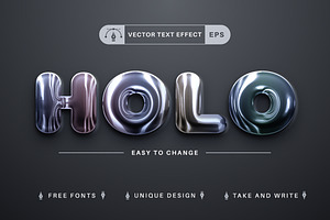 Holo - Editable Text Effect