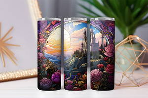 Stained Glass Rapunzel Backgrounds