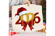 Glitter Happy New Year 2026, an Illustration by Libby Wishes (Thumbnail 7 of 8)