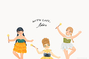 FLOWER FAIRIES. The floral alphabet, a Decorative Illustration by annartdreams (Thumbnail 18 of 18)